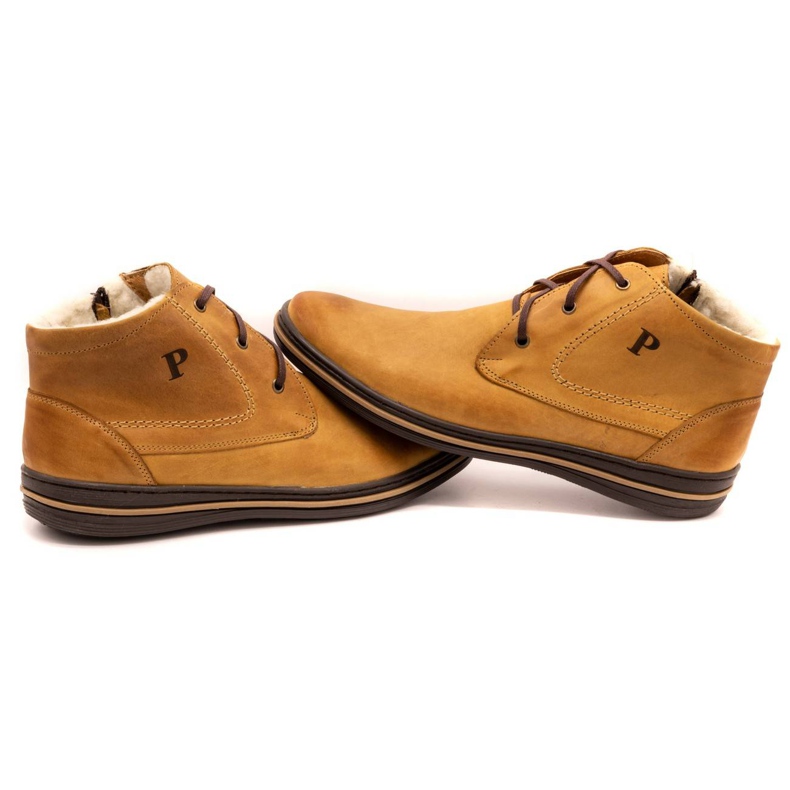 Polbut 339 crvenih muških cipela smeđa naranča 5