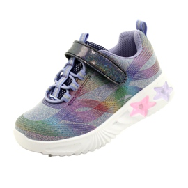 American Club ADI Sports Shoes LED Glowing Velcro ES87 / 22 Purple ljubičasta 3