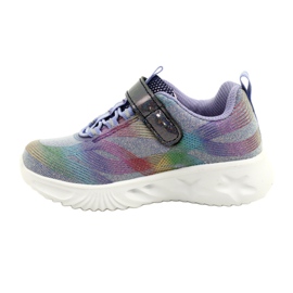 American Club ADI Sports Shoes LED Glowing Velcro ES87 / 22 Purple ljubičasta 1