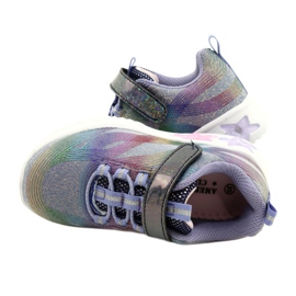 American Club ADI Sports Shoes LED Glowing Velcro ES87 / 22 Purple ljubičasta 4