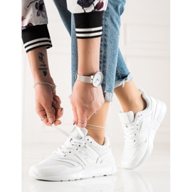 TRENDI Ležerne sportske cipele bijela 1