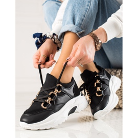 TRENDI Modne tenisice crno 2