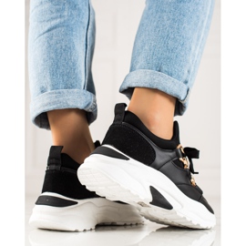 TRENDI Modne tenisice crna 1