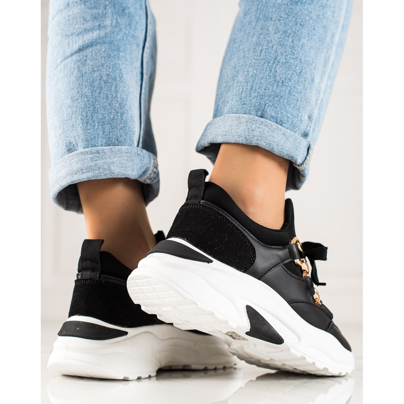 TRENDI Modne tenisice crna 1