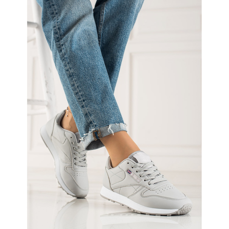 TRENDI Klasične sive sportske cipele siva 1