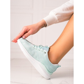 TRENDI Lagane mint čizme plava 2