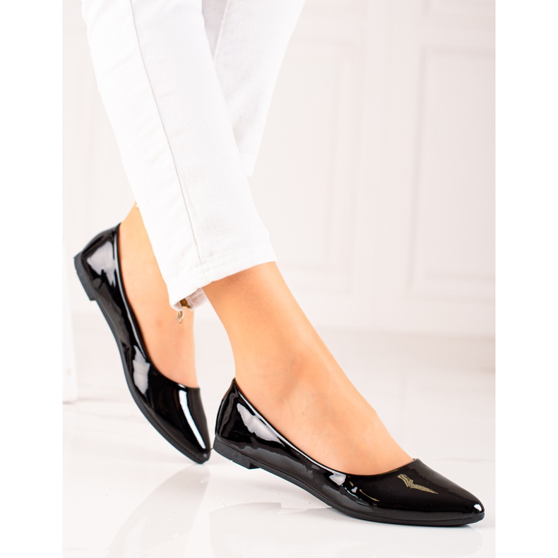 Seastar Crno lakirane balerinke crna 2