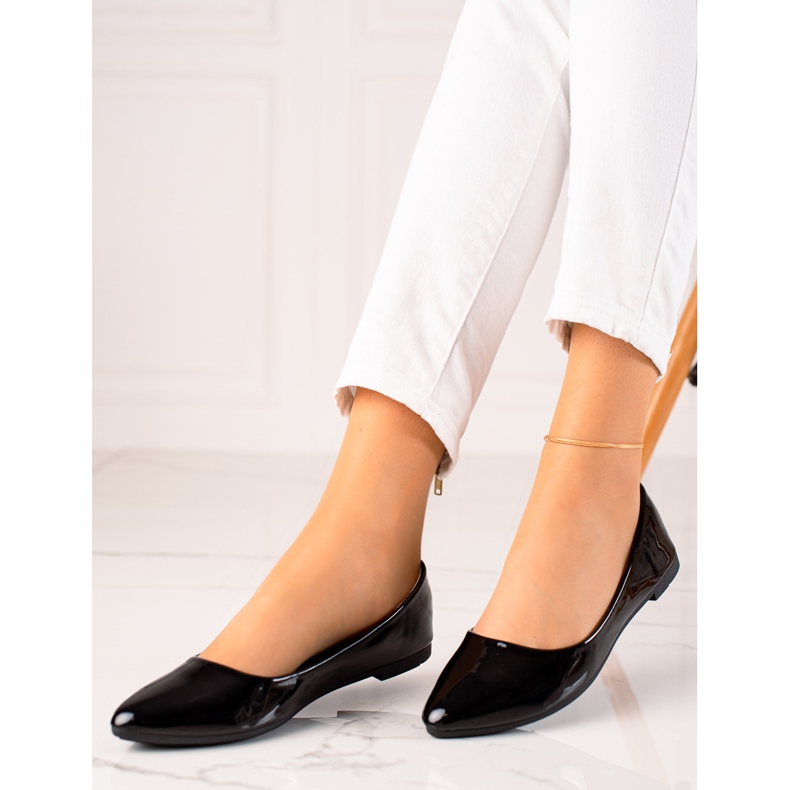 Seastar Crno lakirane balerinke 1