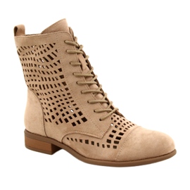 M.Daszyński Vezani ažur radnici Daszyński SA142-33 bež 1