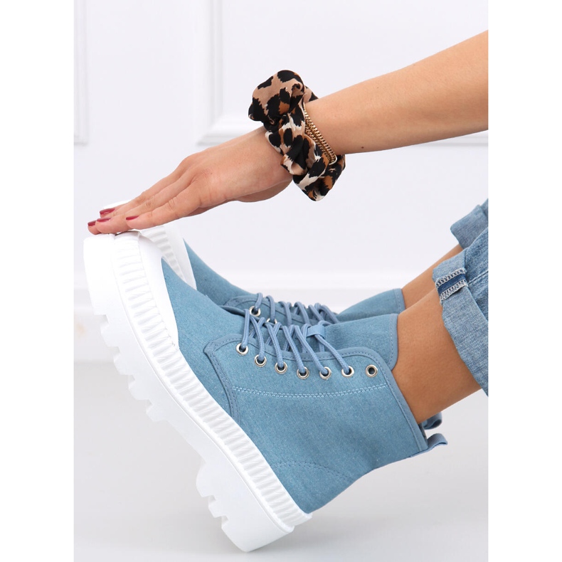 Costa Blue treking tenisice do gležnjeva plava 1