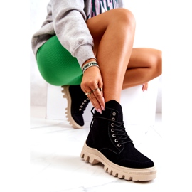 PS1 Antilop čizme zavezane Black Hurricane crna 6