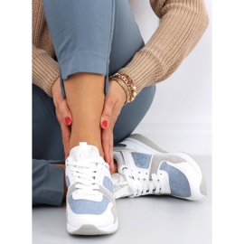 Adan Blue sportske cipele na klin plava raznobojna 1