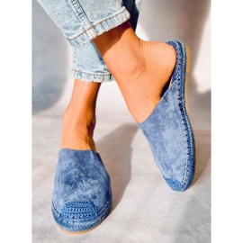 Espadrile u punoj boji Marina Blue plava 1