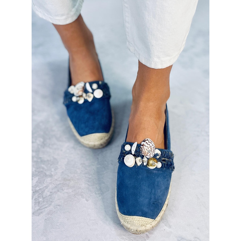 Lola Blue espadrile sa školjkama plava 2