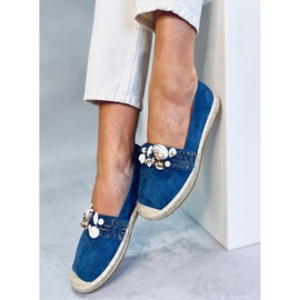 Lola Blue espadrile sa školjkama plava 1