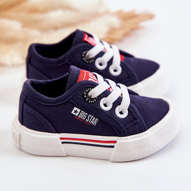 Dječje niske tenisice Big Star JJ374163 Navy Blue plava 2