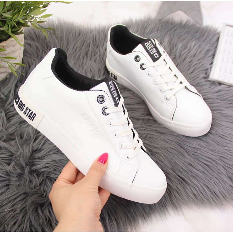 Niske tenisice od eko kože Big Star W II274031 bijele bijela 1