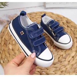 Velcro tenisice Big Star Jr HH374097 tamnoplave tamnoplava 1