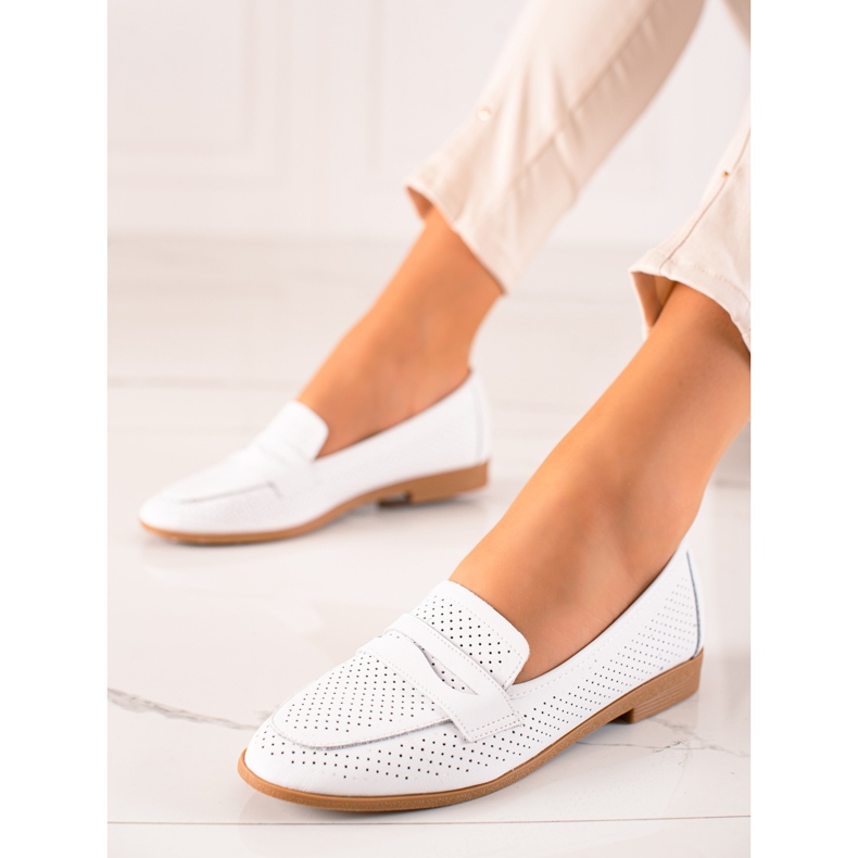 Goodin Ažurni kožni lordovi bijela 1