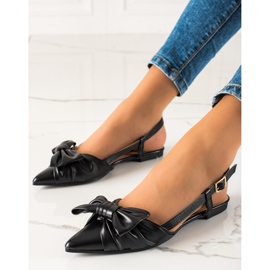 Seastar Špice sandale s mašnom crna 1