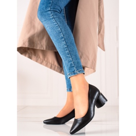 Seastar Pumpe s eko kožom crno 1