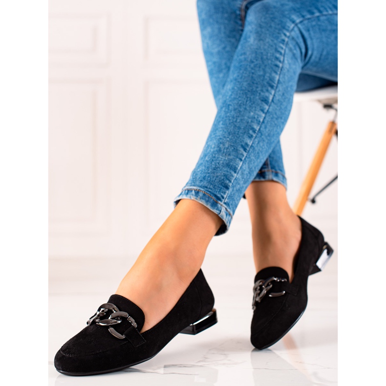 Elegantne mokasine Sergio Leone crno 1