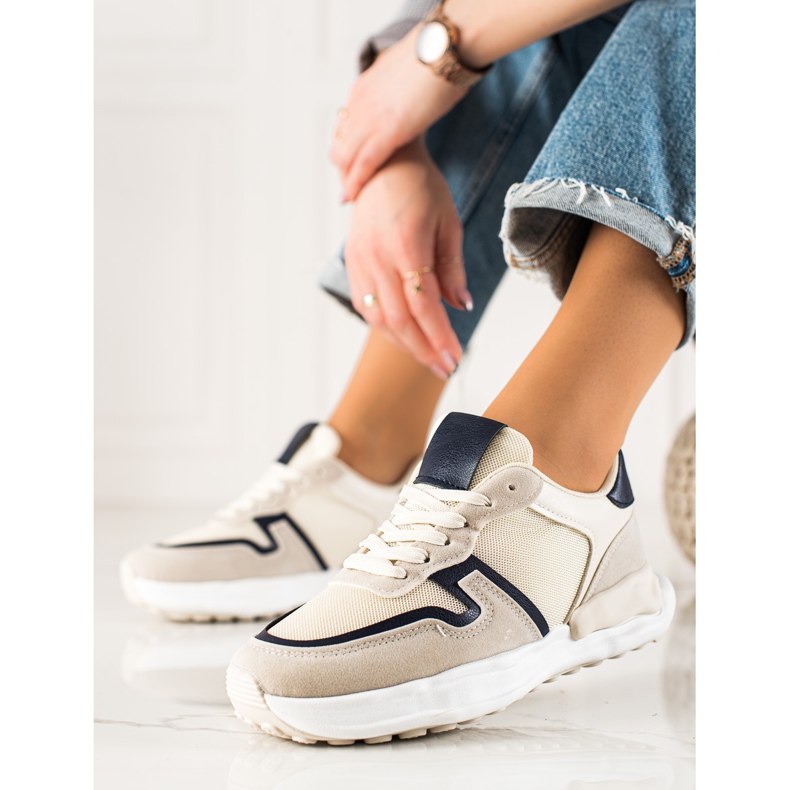 TRENDI Sportske cipele bež 1