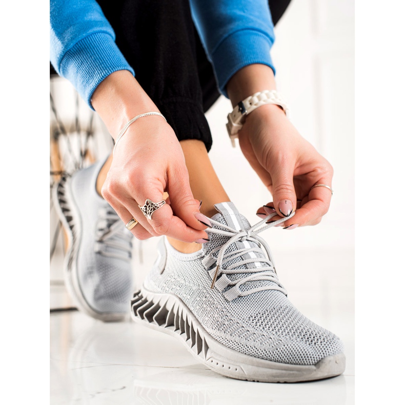 TRENDI Sive sportske cipele siva 1