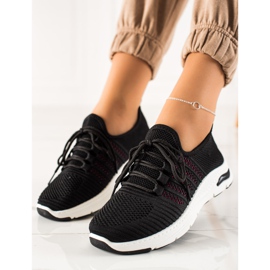 TRENDI Klizne sportske cipele crno 2