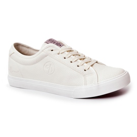 Muške kožne tenisice Cross Jeans JJ1R4023C Bijela 1