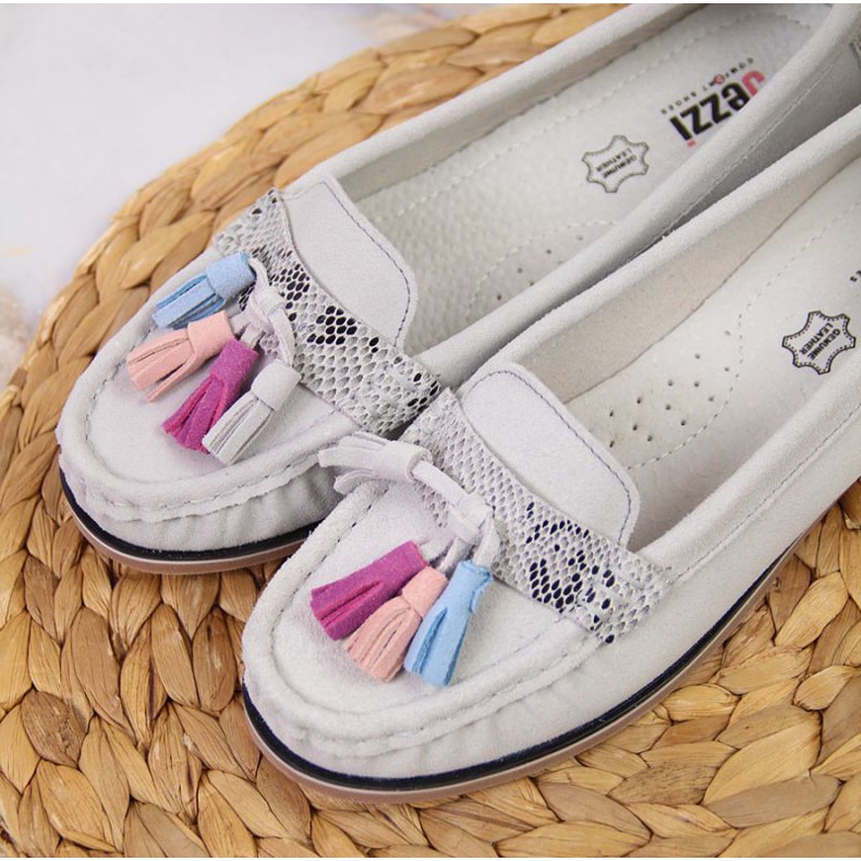 Evento Sive mokasine s resama Jezzi W JEZ328B siva 2