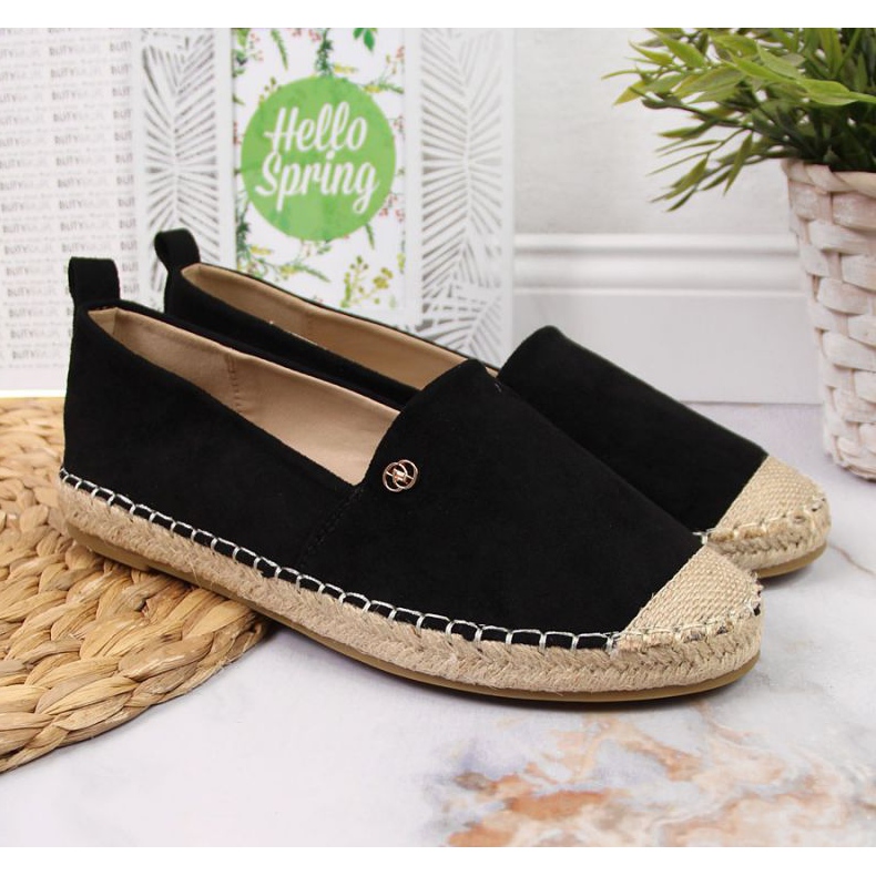 Espadrile slip na eVento W EVE345A crne crna 2