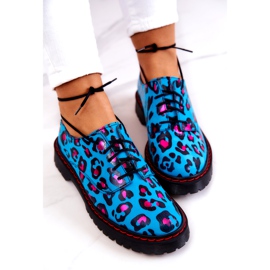 Ženske Oxfordice Maciejka 04087-47 Kožne cipele Plave višebojan 5