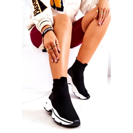 PS1 Crne Bailee visoke sportske cipele crno 2