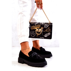 PL5 Suede Loafers La.Fi Black Sapphira crna 5