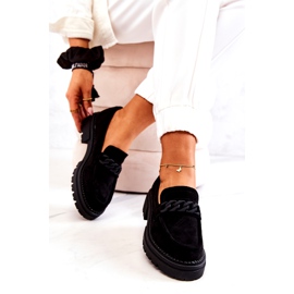 PL5 Suede Loafers La.Fi Black Sapphira crna 4