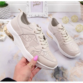 Kožne tenisice S.Barski W OLI150 bež 1