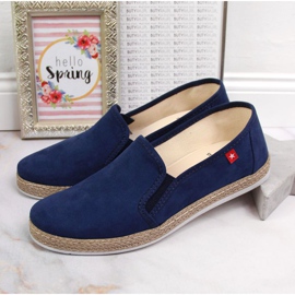 Espadrile slip na Big Star W JJ276003 tamnoplave plava 2