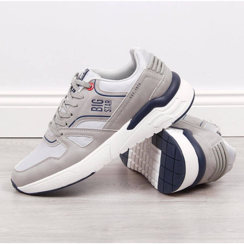 Sportske cipele za slobodno vrijeme sive boje Big Star M JJ174276 siva 2