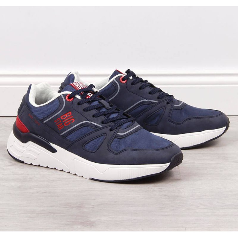 Ležerne sportske cipele Big Star M JJ174277 tamnoplave tamnoplava 1