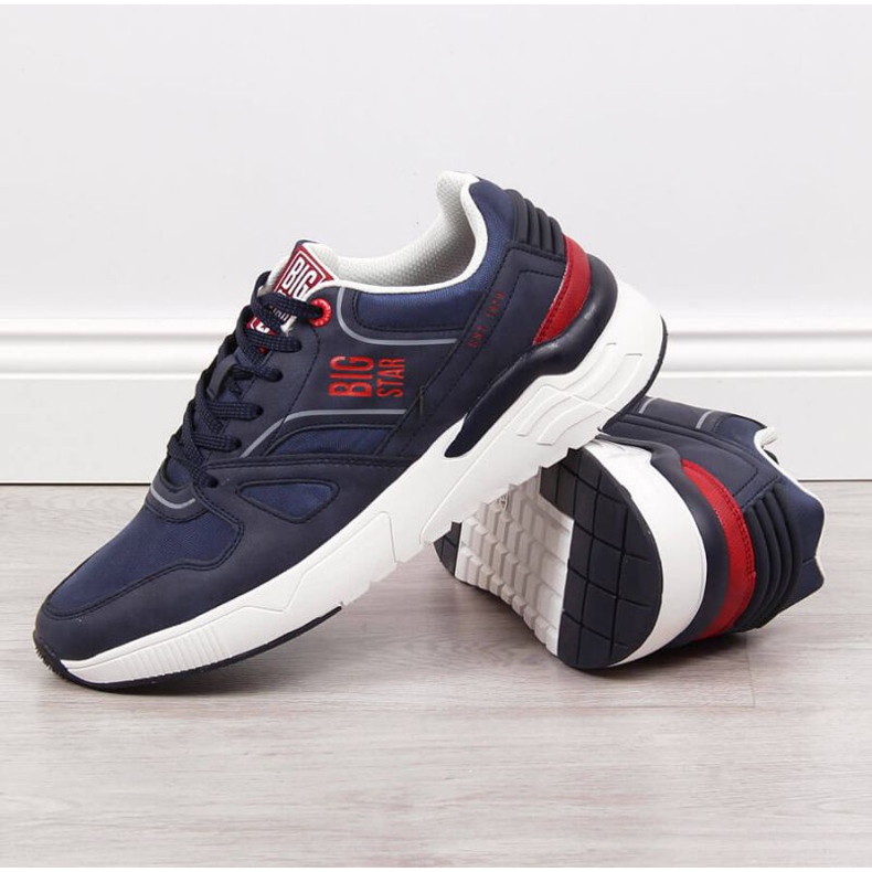 Ležerne sportske cipele Big Star M JJ174277 tamnoplave tamnoplava 2