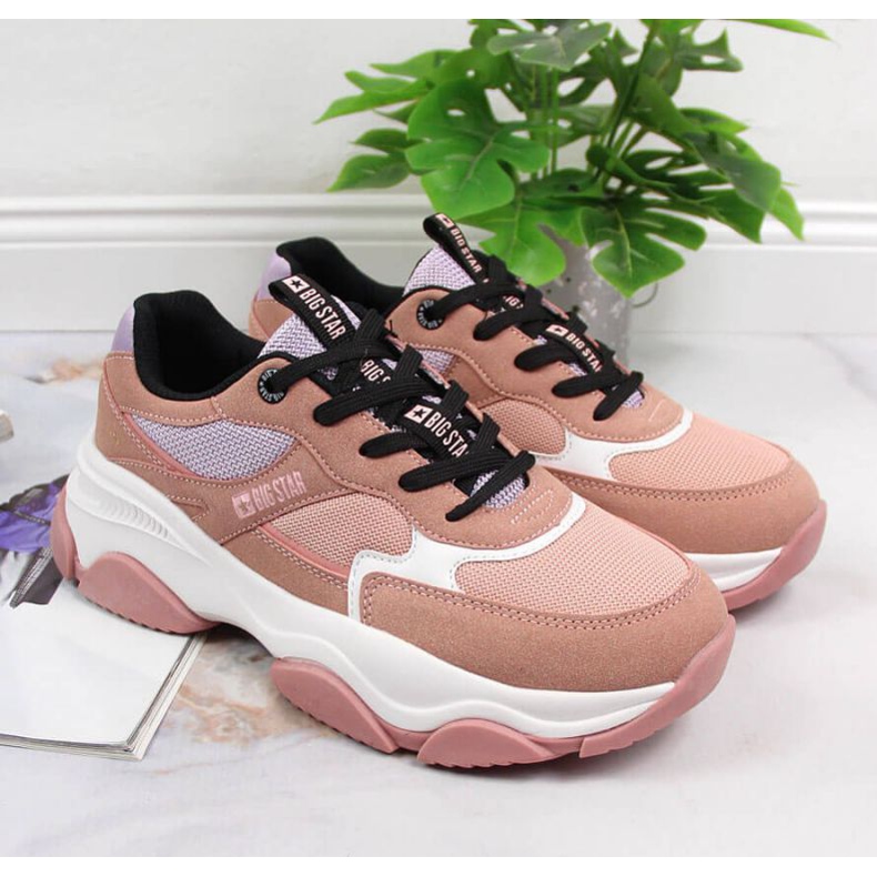 Sportske tenisice Big Star W JJ274577 roze ružičasta 2