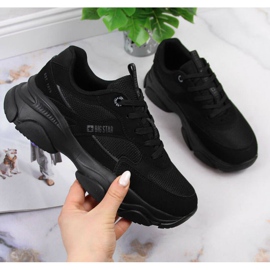 Crne sportske tenisice Big Star W JJ274578 crno 1