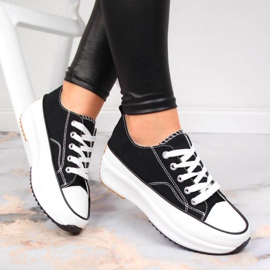 Crne tenisice McKeylor W JAN93 s klin petom crna 2