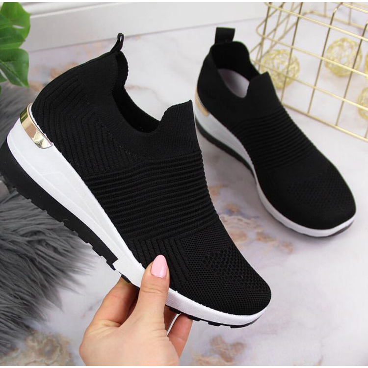 Tenisice slip čarape na McKeylor W JAN95B crne crno 1