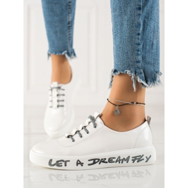 Goodin Tenisice s modnom eko ​​kožom bijela 1