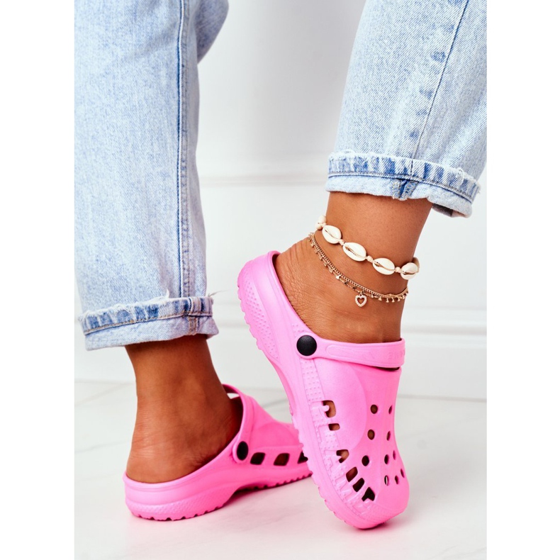 Flameshoes Ženske papuče Pink Light Crocs Eva ružičasta 4