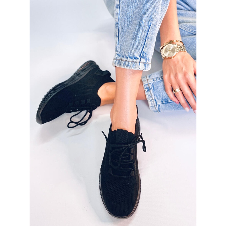 Zewa Black socks sportske cipele crno 2