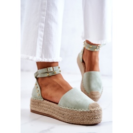 FB2 Zelene sandale Lillian Espadrilles s mlaznicama zelena 2