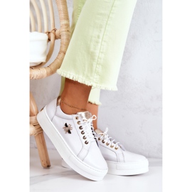 FILIPCZYK Kožne sportske cipele na bijeloj platformi Bellisia bijela 1